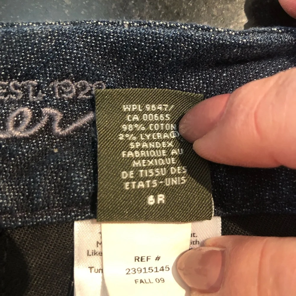 EDDIE BAUER Women’s 6R Blue Jean/ Denim Skirt - Picture 6 of 15